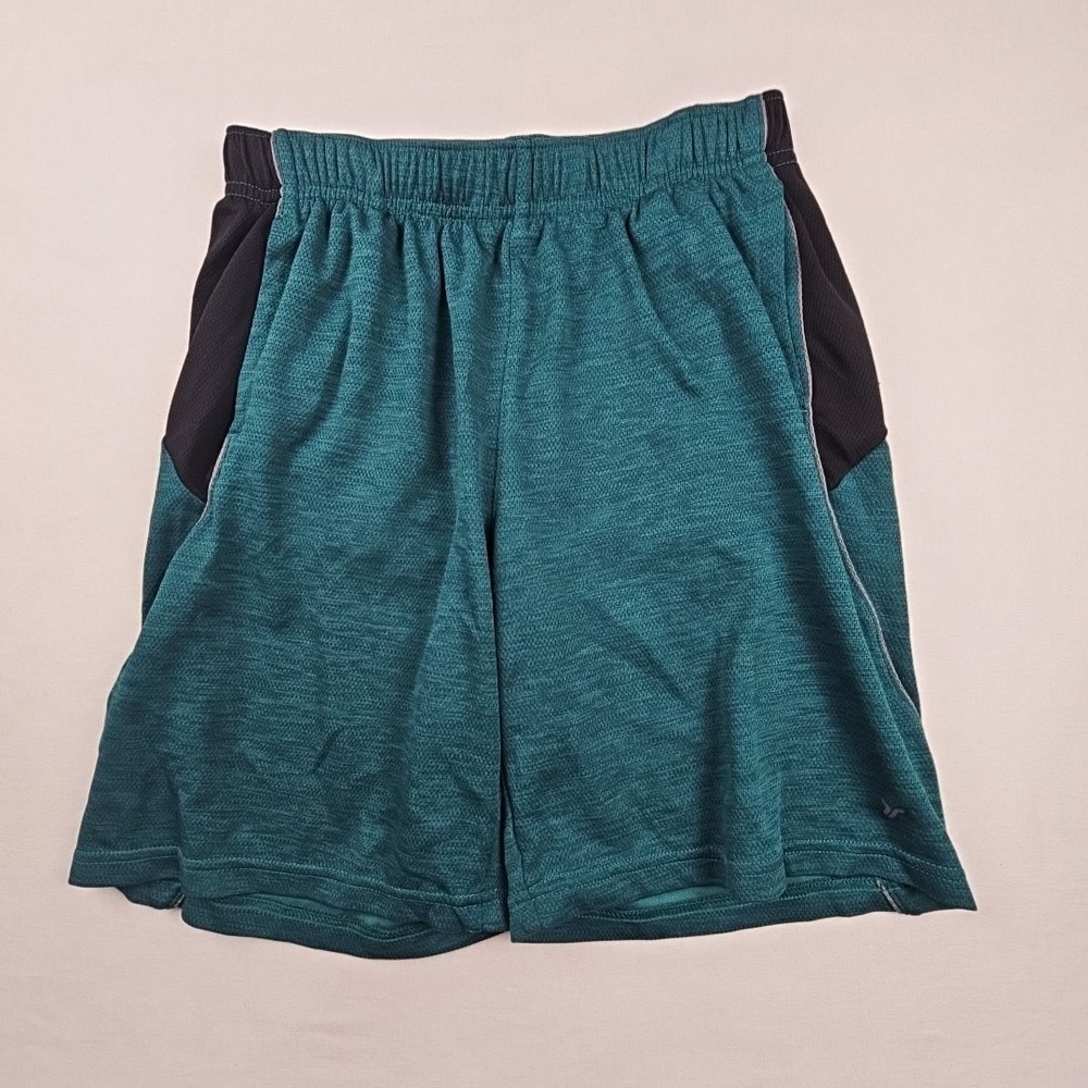 Old Navy Active Boys Breathe On Athletic Shorts Green SZ XL Pull On Pockets